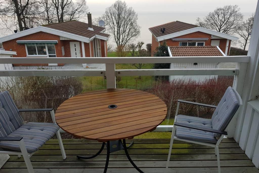 Modern villa i Arild med spektakulär havsutsikt. Exteriör bild
